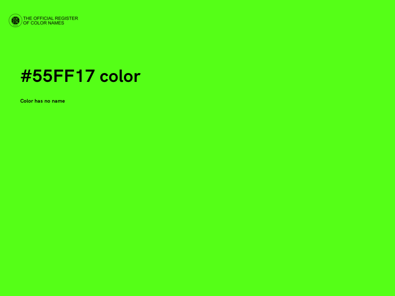#55FF17 color image