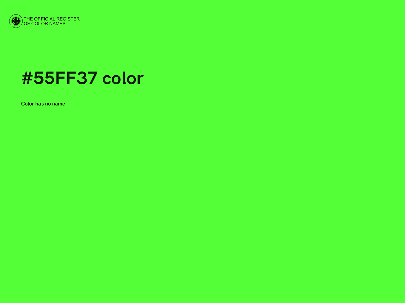 #55FF37 color image
