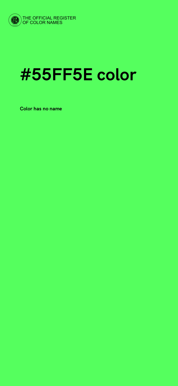 #55FF5E color image