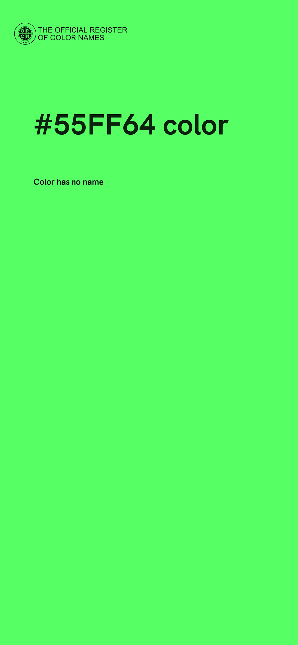 #55FF64 color image