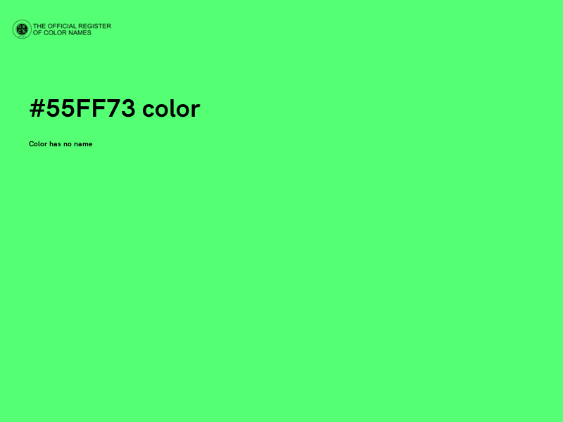 #55FF73 color image