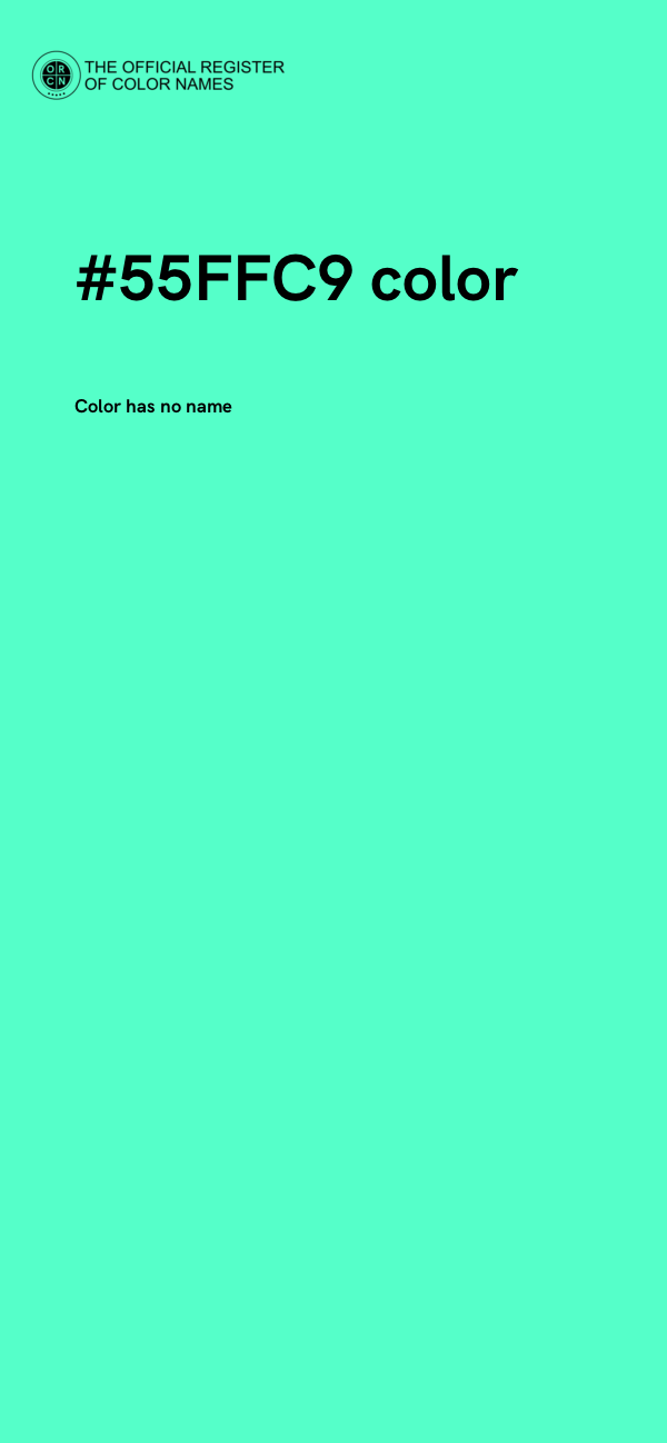 #55FFC9 color image