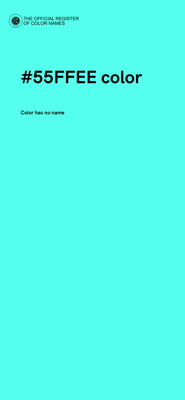 #55FFEE color image