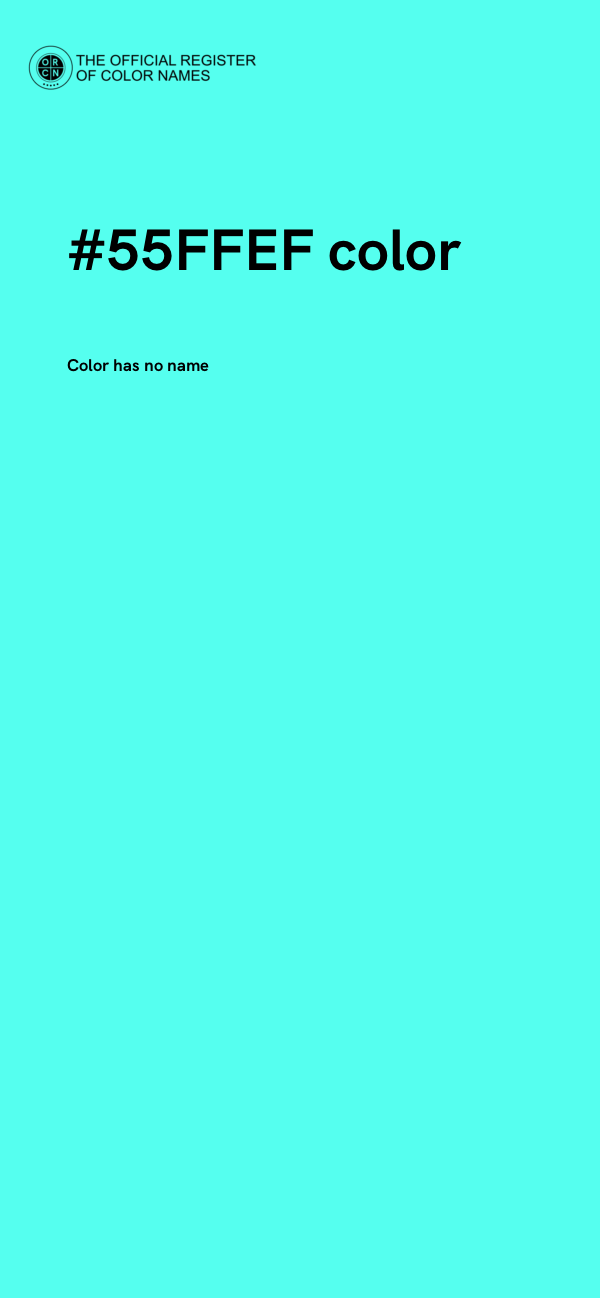 #55FFEF color image