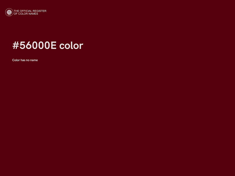 #56000E color image