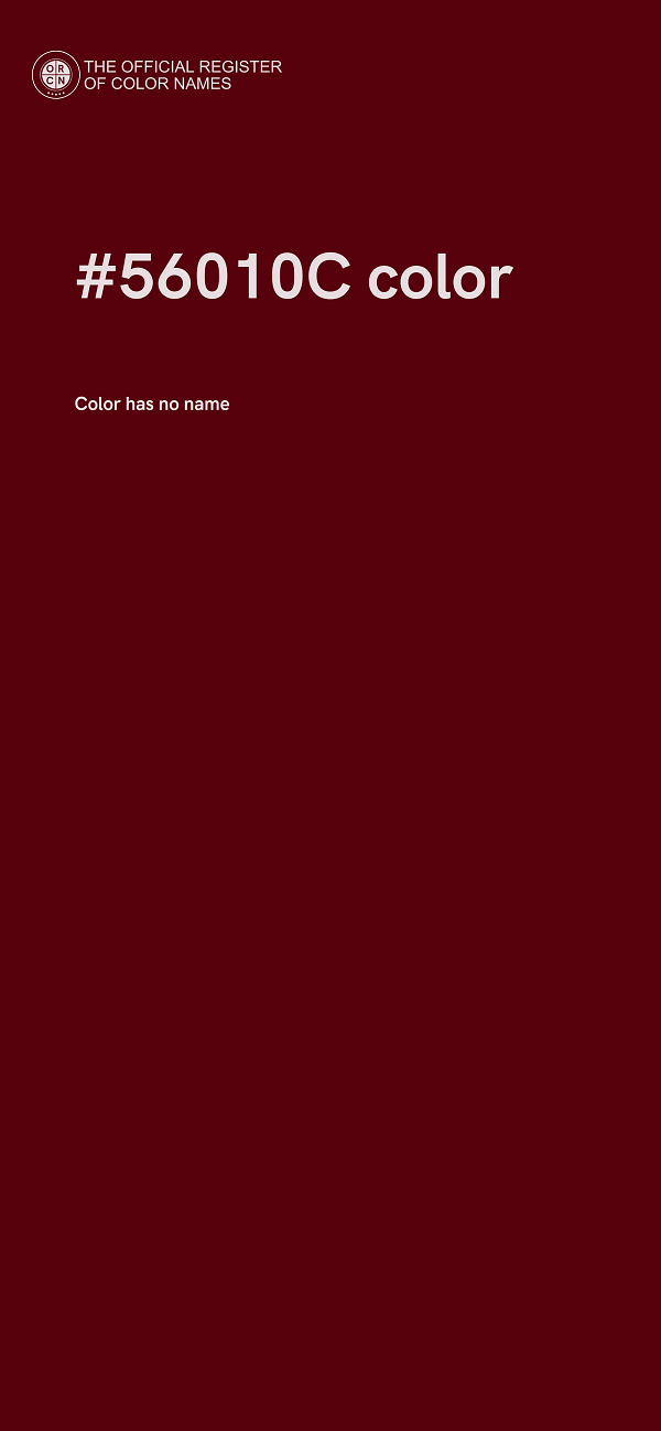 #56010C color image