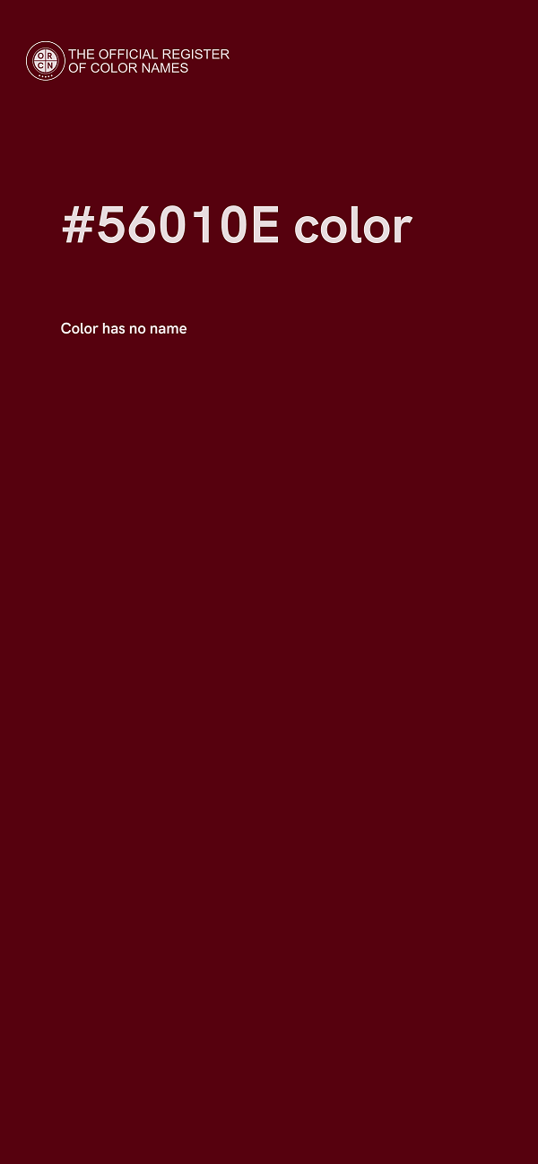 #56010E color image