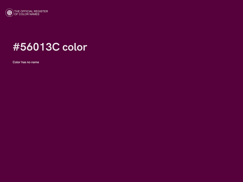 #56013C color image