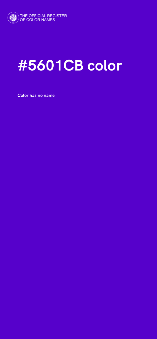 #5601CB color image