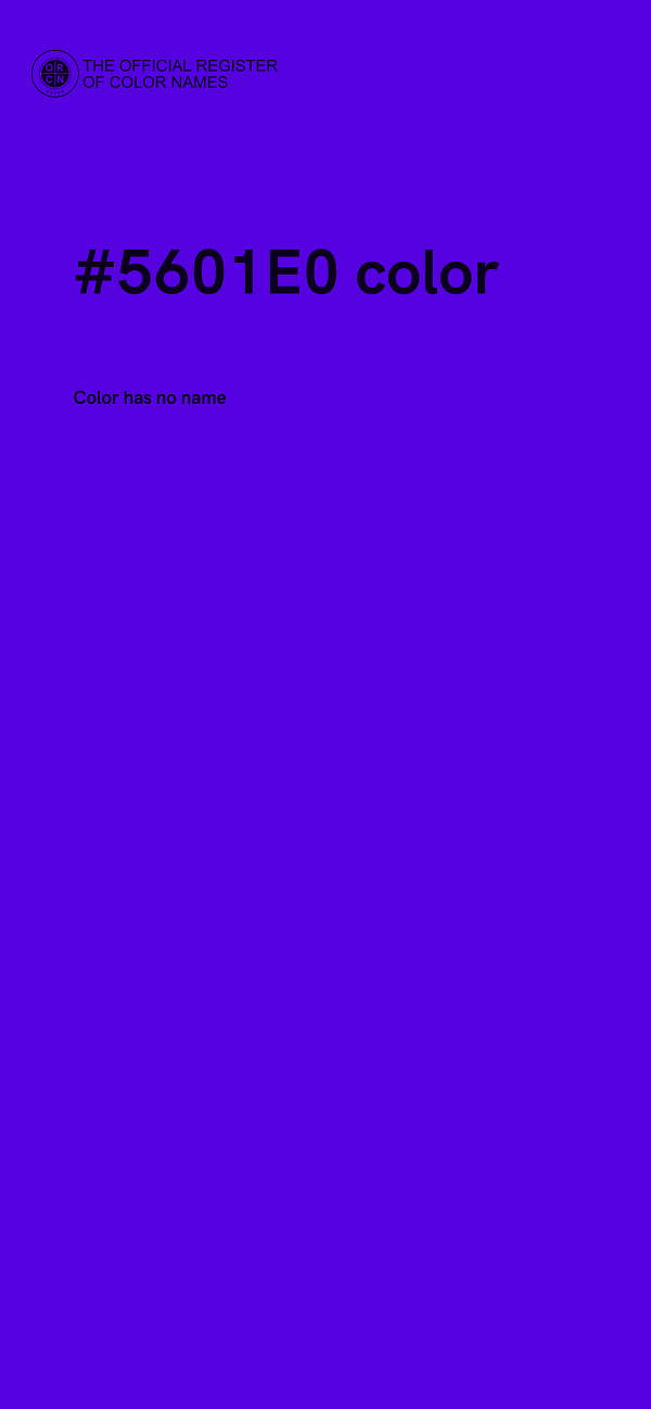 #5601E0 color image