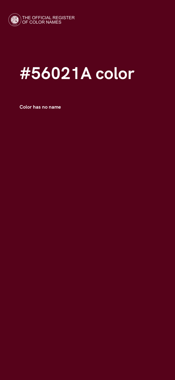 #56021A color image