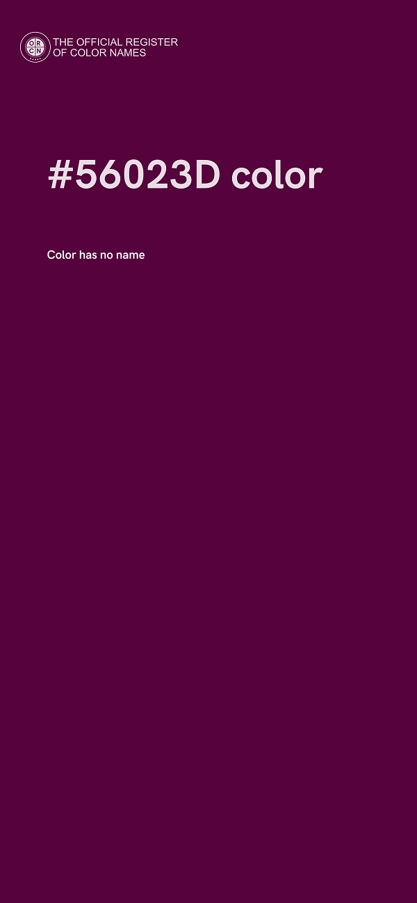 #56023D color image