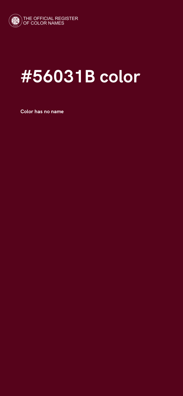 #56031B color image