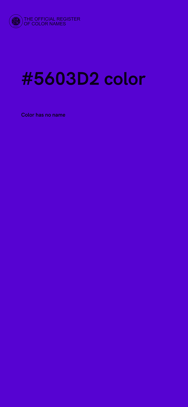 #5603D2 color image