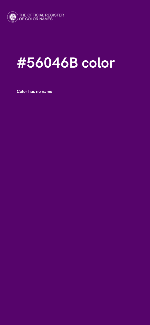 #56046B color image