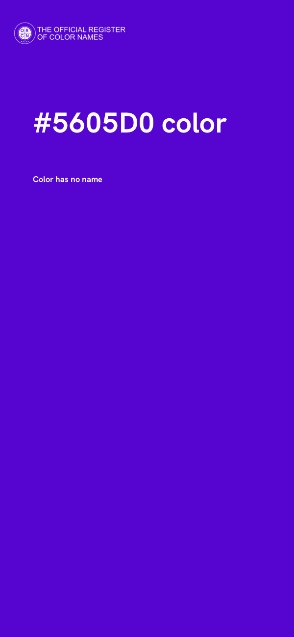#5605D0 color image