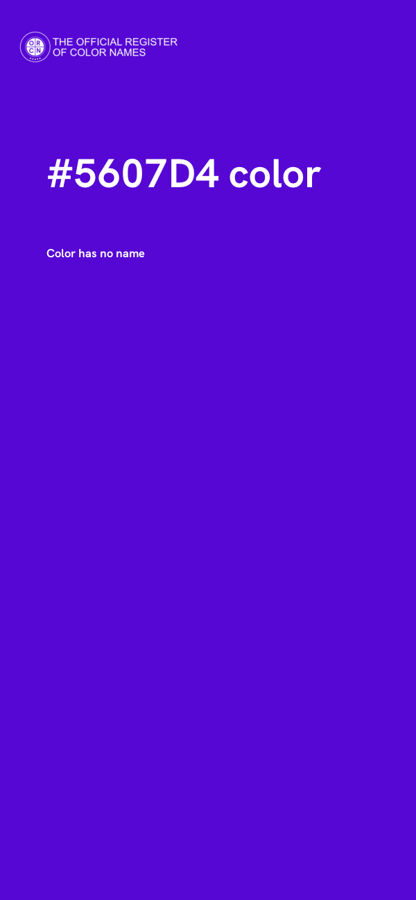 #5607D4 color image