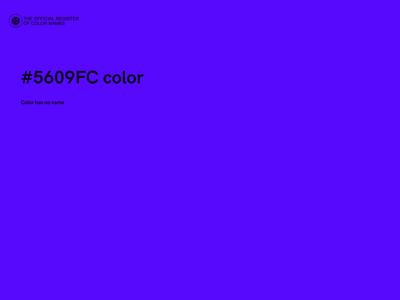 #5609FC color image