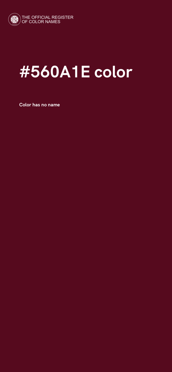 #560A1E color image