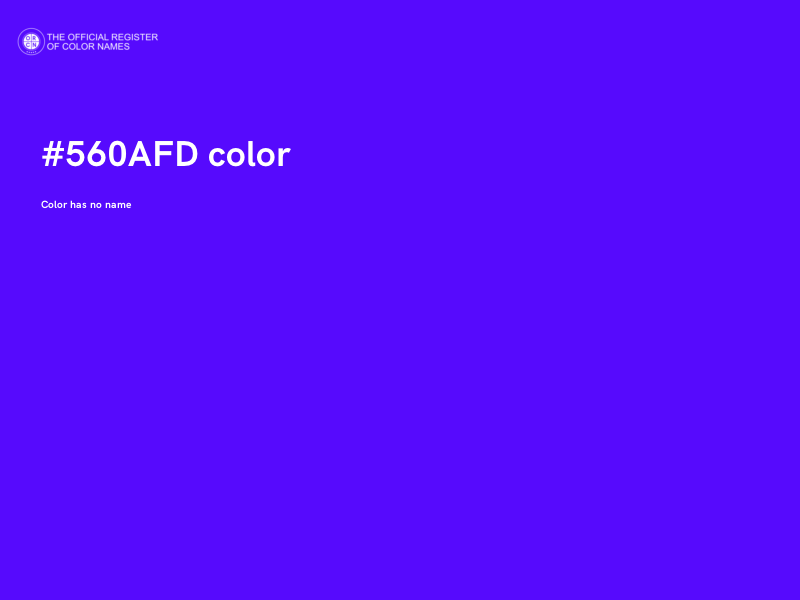 #560AFD color image