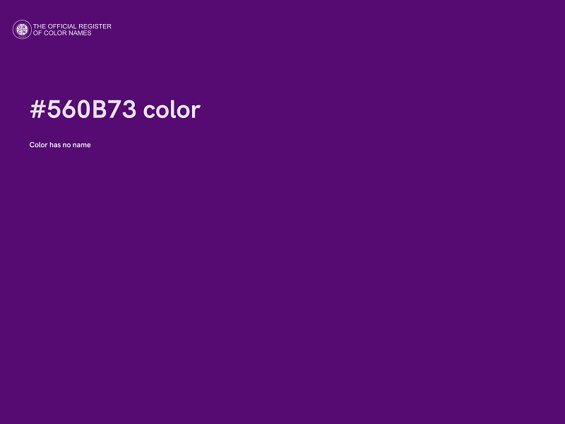 #560B73 color image