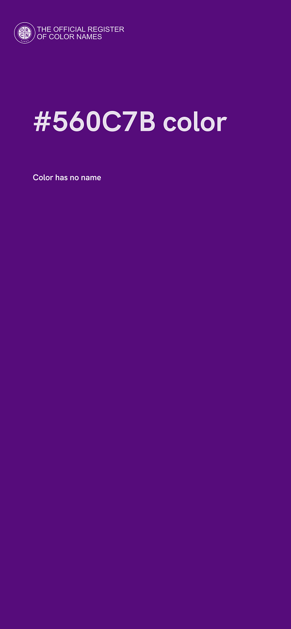 #560C7B color image
