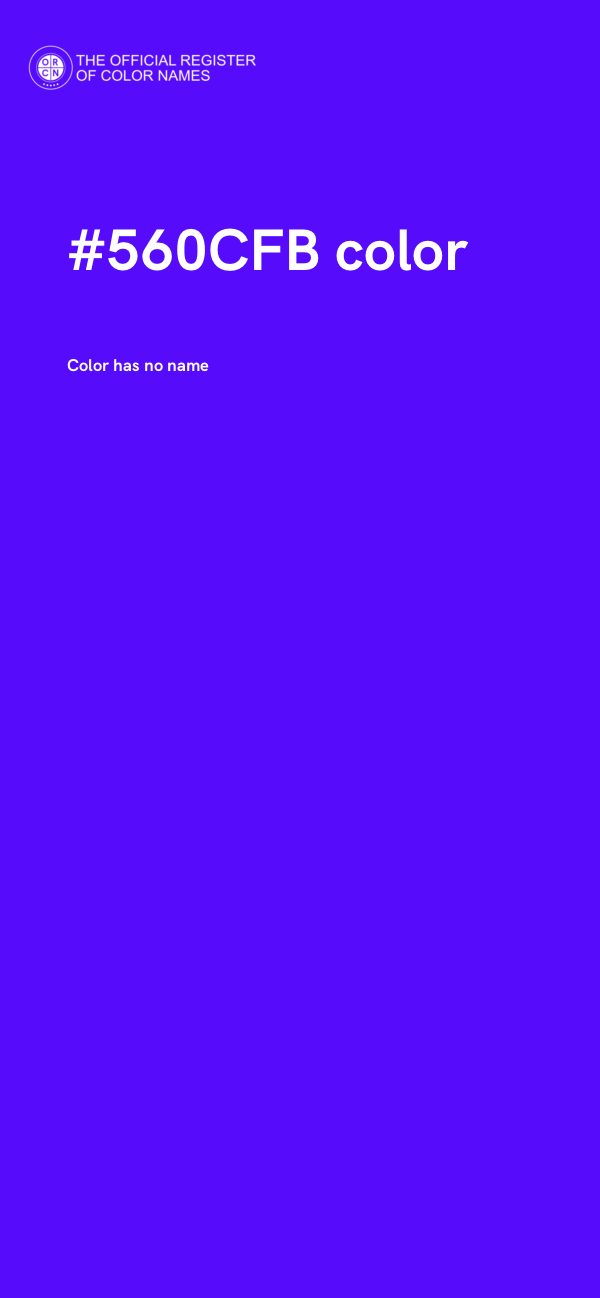 #560CFB color image