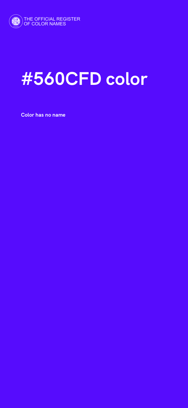 #560CFD color image