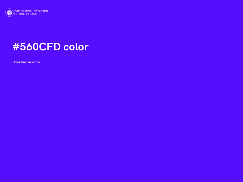 #560CFD color image