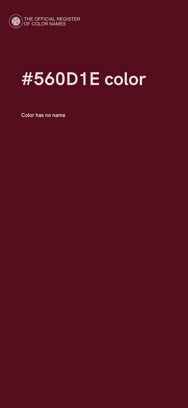 #560D1E color image