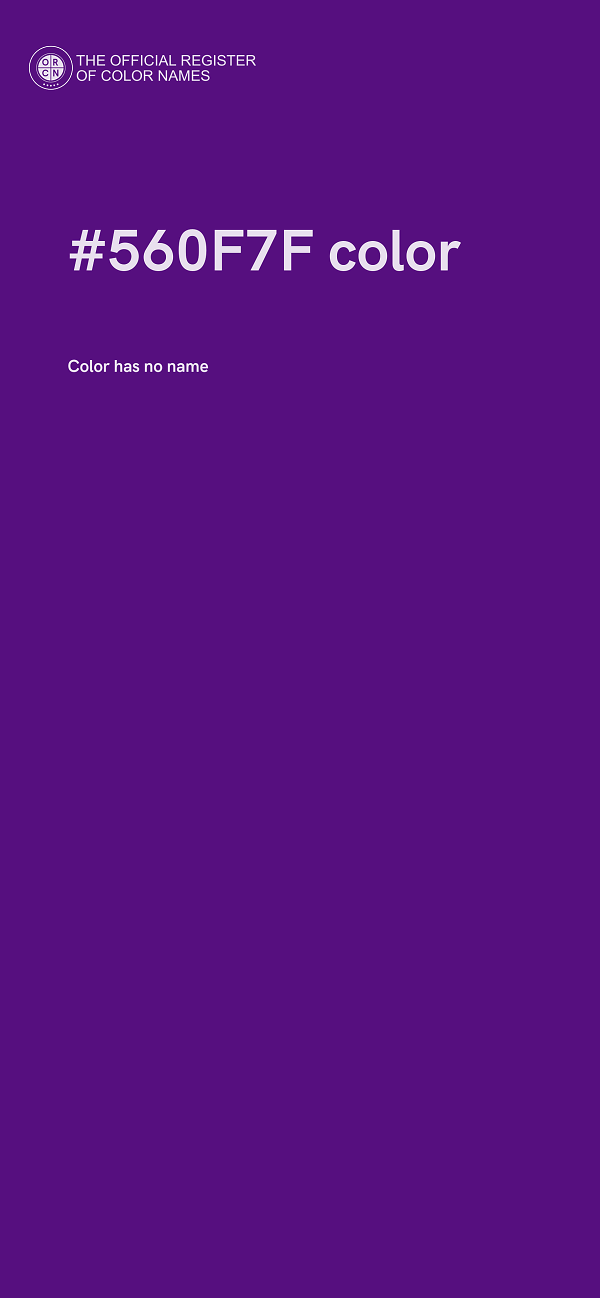 #560F7F color image