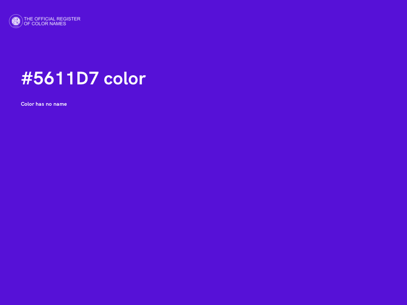 #5611D7 color image