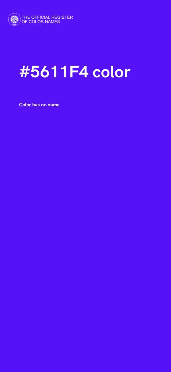 #5611F4 color image