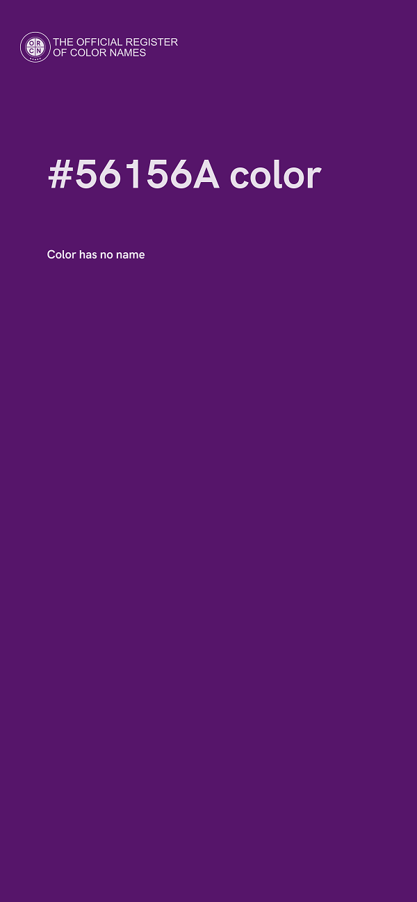 #56156A color image