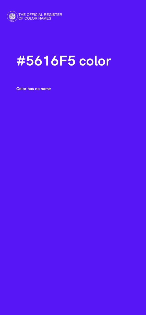 #5616F5 color image