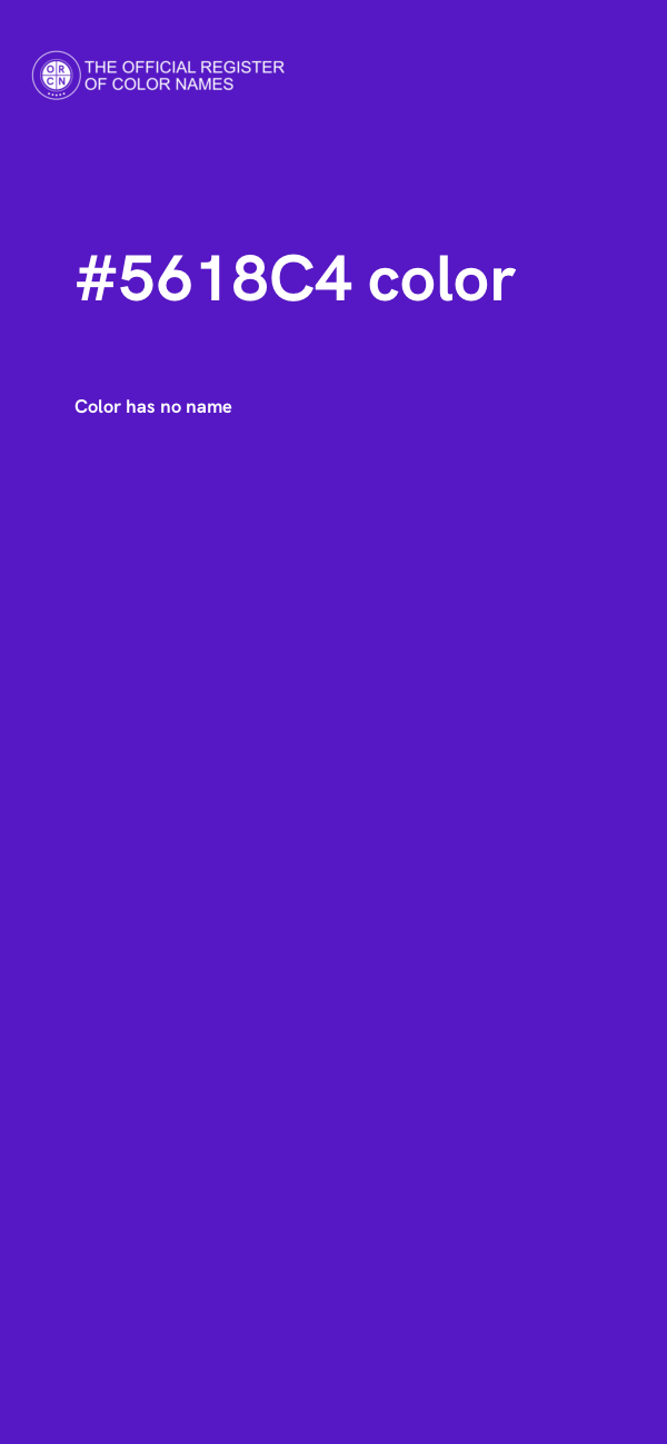 #5618C4 color image