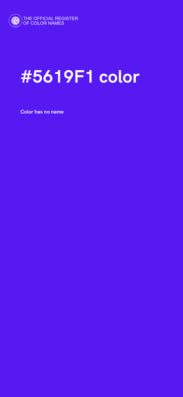#5619F1 color image