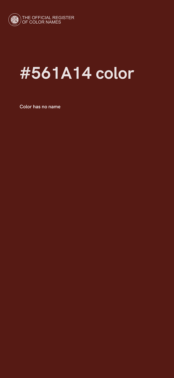 #561A14 color image