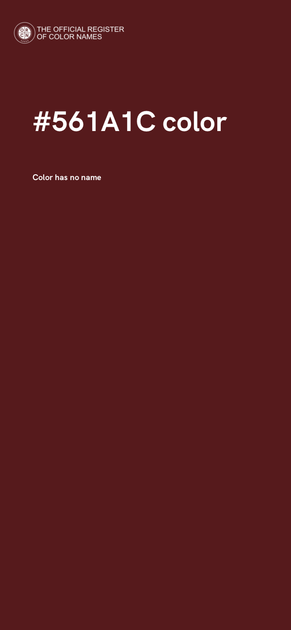 #561A1C color image