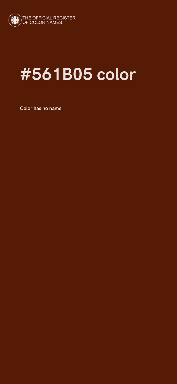 #561B05 color image