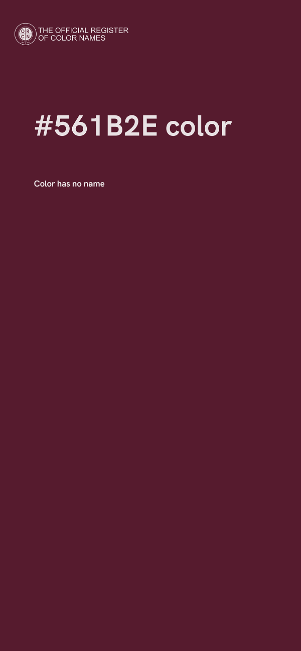 #561B2E color image