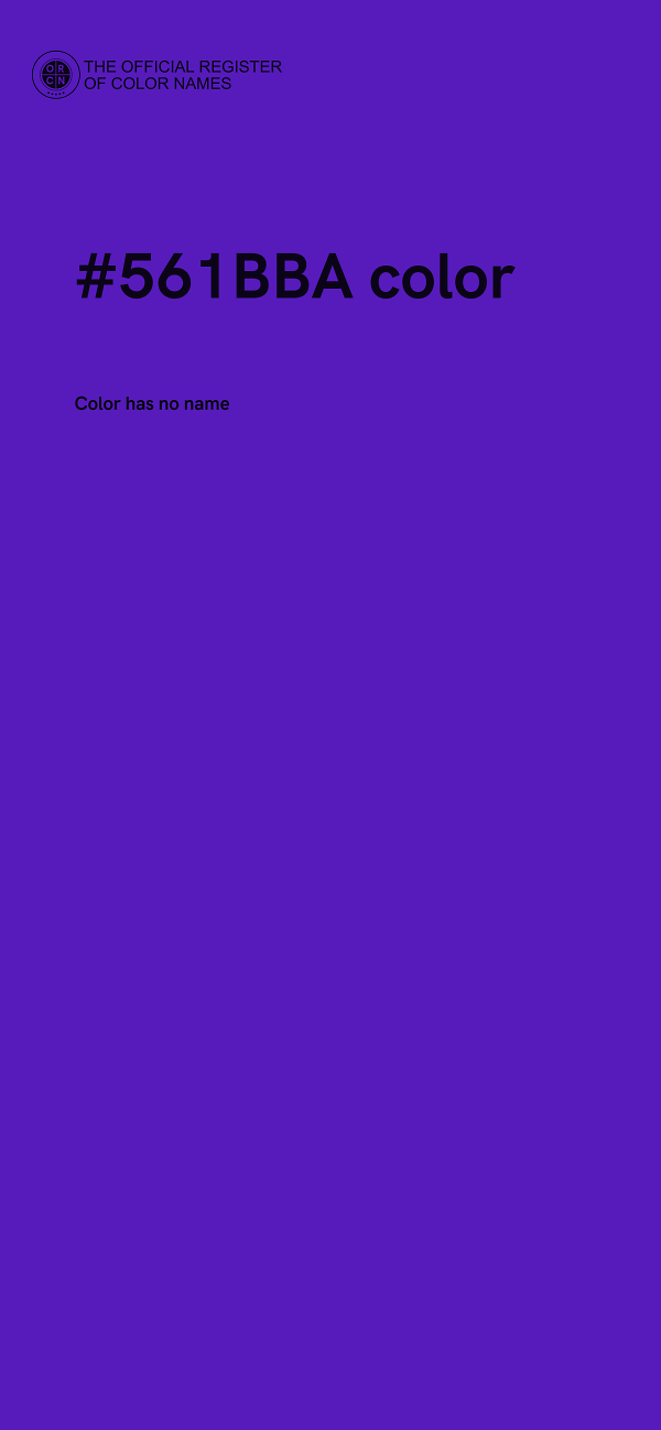#561BBA color image