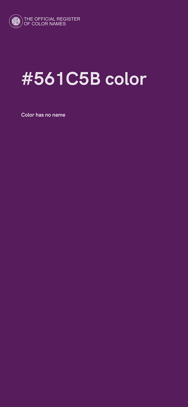 #561C5B color image