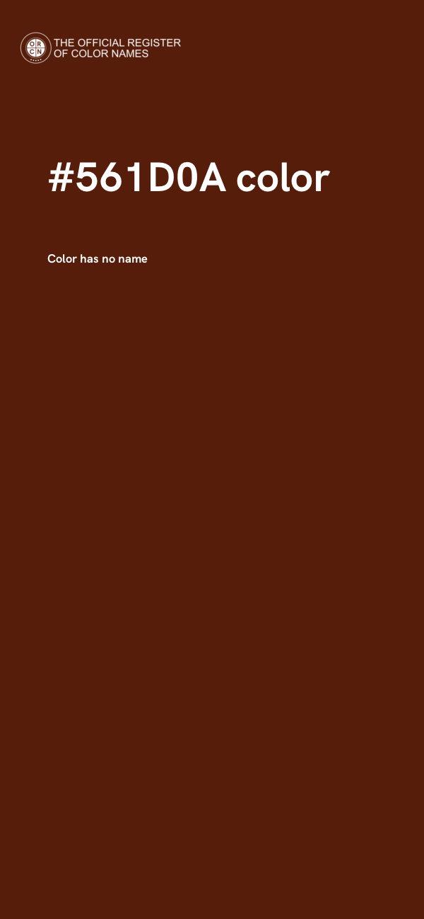 #561D0A color image