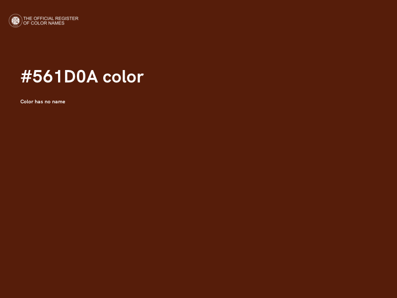 #561D0A color image