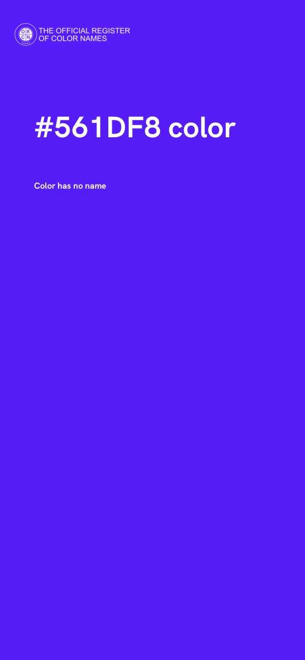 #561DF8 color image