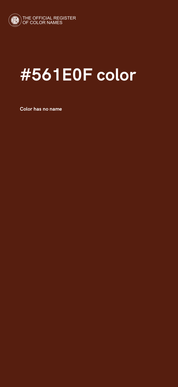 #561E0F color image