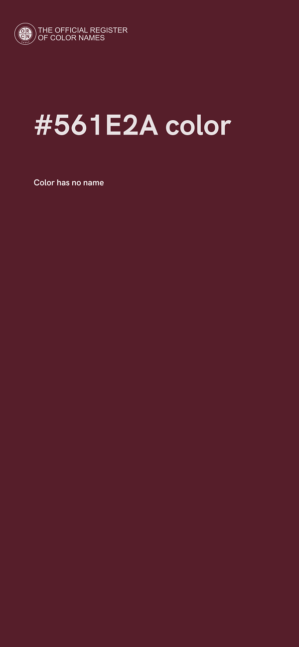 #561E2A color image