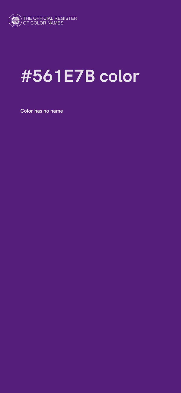 #561E7B color image