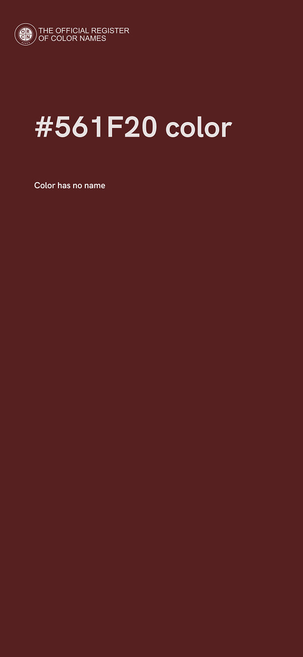 #561F20 color image